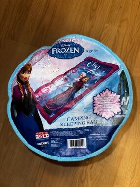 Frozen sleeping bag
